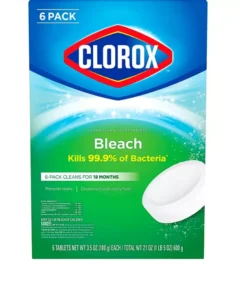 Clorox Ultra Clean Toilet Bowl Cleaner Tablets with Bleach (3.5 oz. tablets. 6 ct.)