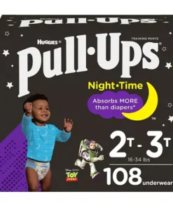 Huggies Pull-Ups Nighttime Training Underwear for Boys (Choose Your Size)