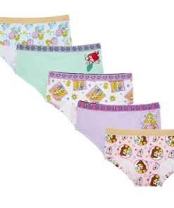Licensed Girls Briefs. 5 Pack