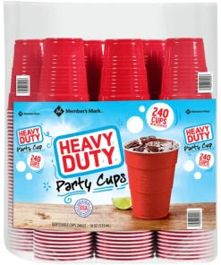 Member's Mark Heavy-Duty Red Cups (18 oz.. 240 ct.)