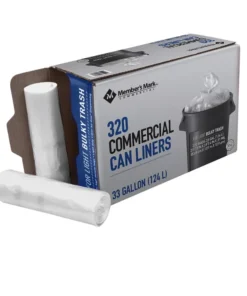 Member's Mark 33 Gallon Commercial Trash Bags (16 rolls of 20 ct. total 320 ct.)