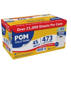 POM Bath Tissue. Septic Safe. 2-Ply. White (473 sheets/roll. 45 rolls)