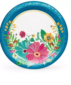 Member's Mark Pretty Petals Paper Plates. 10 (85 ct.)