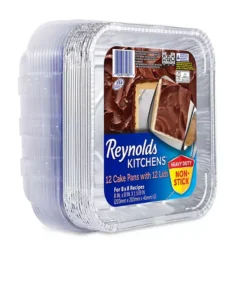 Reynolds Kitchens Aluminum 8 x 8 Cake Pans with Lids (12 ct.)