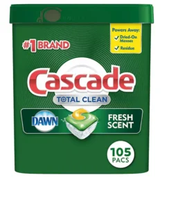 Cascade Total Clean ActionPacs. Dishwasher Detergent Pods. Fresh Scent (105 ct.)