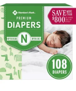 Member's Mark Premium Baby Diapers (Choose Your Size)