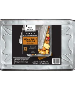 Member's Mark Aluminum Steam Table Lids. Full Size (18 ct.)