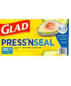 Glad Press'n Seal Plastic Food Wrap (140 sq. ft./roll. 2 rolls)